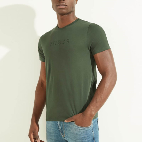 Guess Ανδρική κοντομάνικη μπλούζα Pima Embroidered Tee